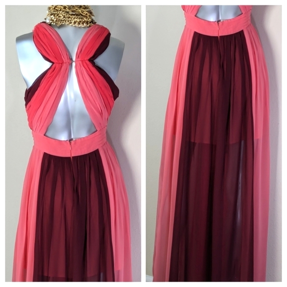 Ark & Company Fairy Core Resort Wear Summer Beach Pool Cutout Maxi Dress - Picture 13 of 15